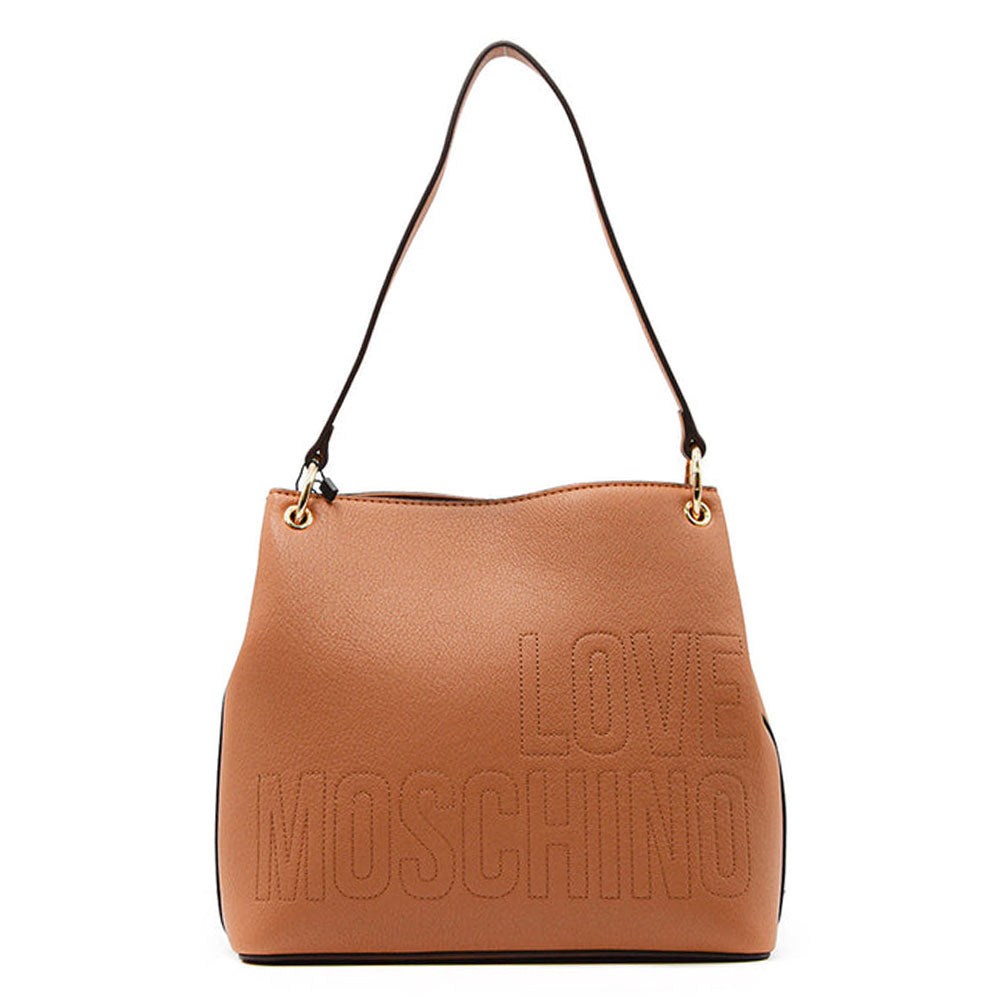 LOVE MOSCHINO Damen Hobo Bag Kamelfarbe JC4315