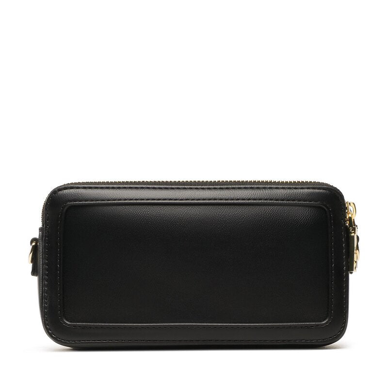 Mini-Clutch mit Reißverschluss LOVE MOSCHINO Herz-Logo-Linie in Schwarz