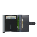 Porta Carte con Clip SECRID linea Original in Pelle Grey con RFID