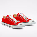Scarpe Unisex CONVERSE Sneakers linea Chuck Taylor All Star Classic Low Top in Tessuto Rosso