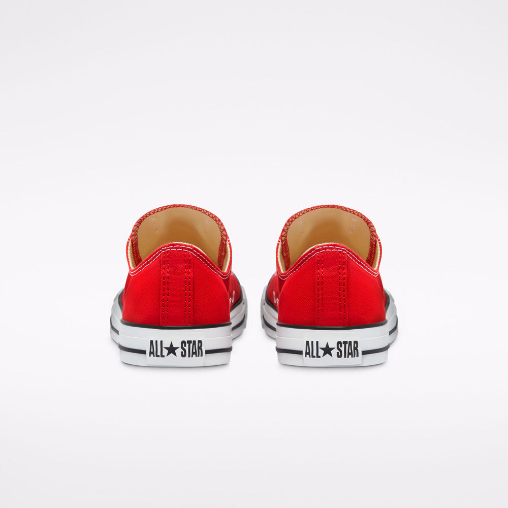 Scarpe Unisex CONVERSE Sneakers linea Chuck Taylor All Star Classic Low Top in Tessuto Rosso