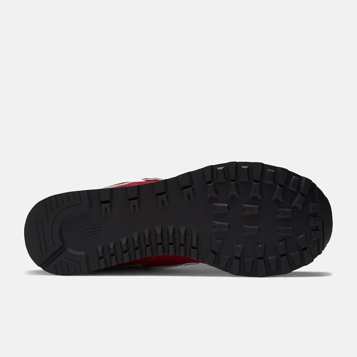 Scarpe Uomo NEW BALANCE Sneakers 574 in Mesh e Suede colore Red e Navy