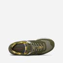 Scarpe Uomo NEW BALANCE Sneakers 574 in Mesh e Suede colore Green con Dettagli Tartan
