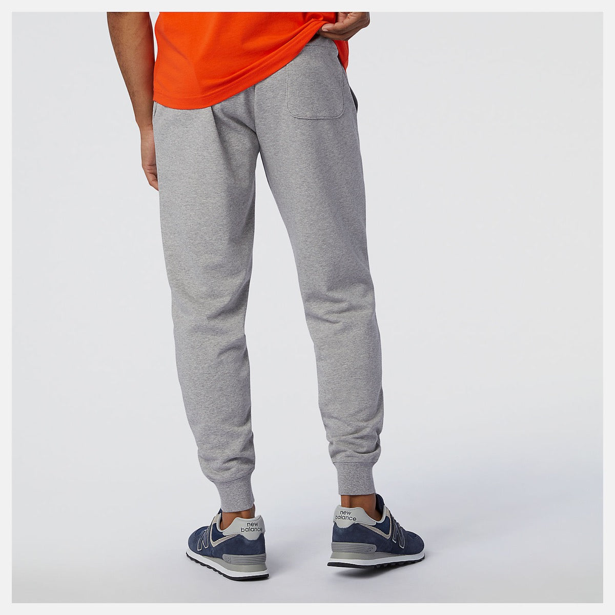 NEW BALANCE Herrenhose Essentials Stacked Logo SweatPants-Linie, Athletic Grey