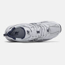Scarpe Running NEW BALANCE Sneakers 530 in Tessuto Sintetico e Mesh colore White e Natural Indigo