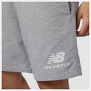 Pantaloncini Uomo NEW BALANCE linea Essentials Stacked Logo colore Athletic Grey
