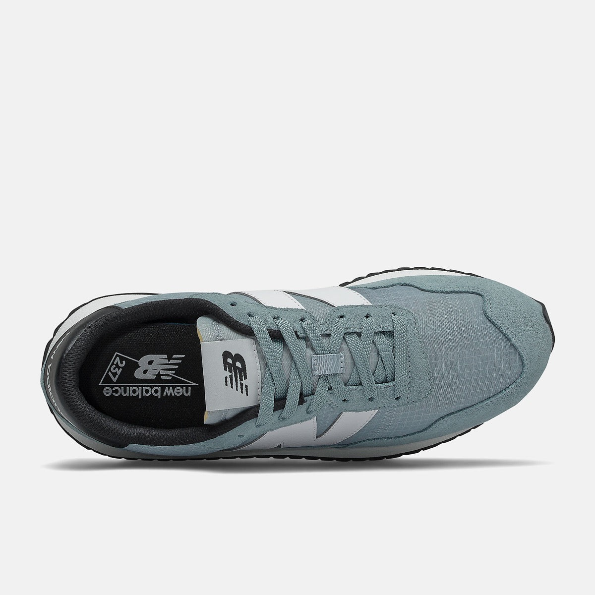 Scarpe Uomo NEW BALANCE Sneakers 237 in Suede e Ripstop colore Slate con Light Slate