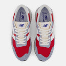 Scarpe Uomo NEW BALANCE Sneakers 237 in Mesh e Suede colore Light Blue e Red