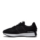 Scarpe Unisex NEW BALANCE Sneakers 327 in Suede e Mesh colore Black e White