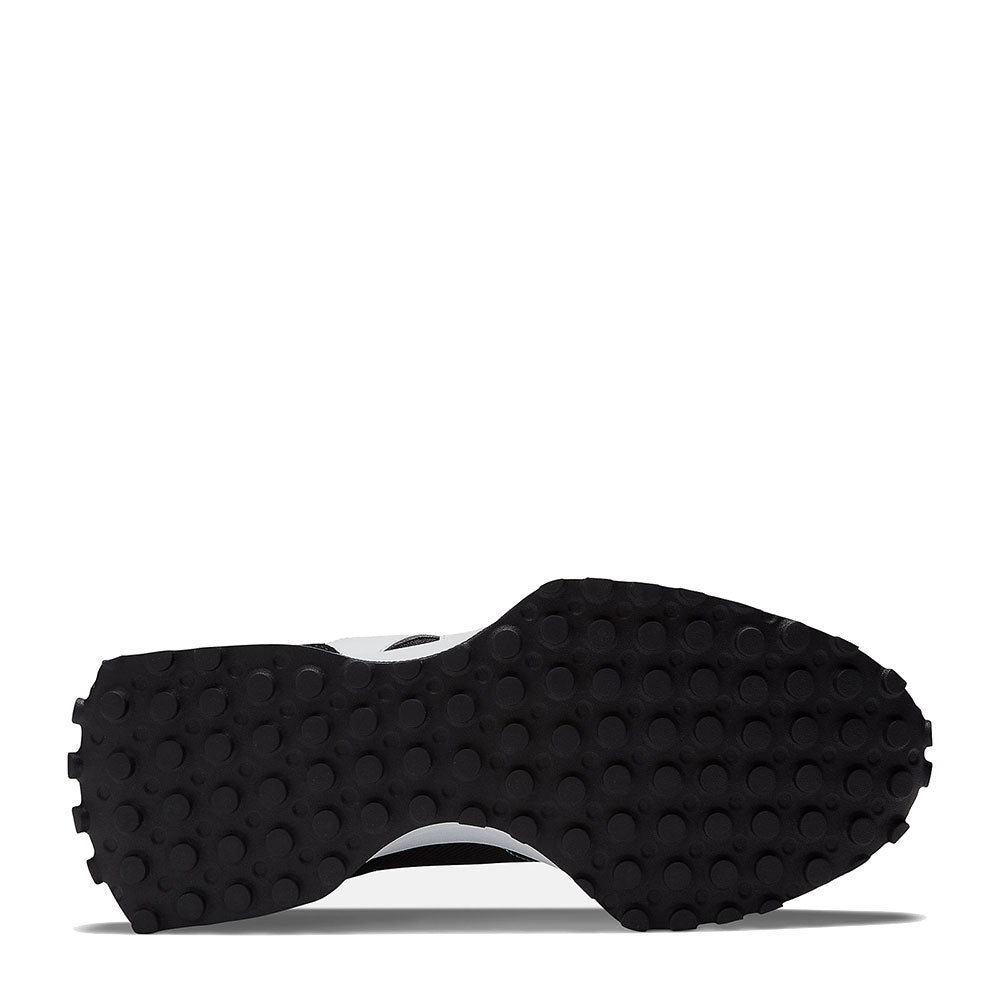 Scarpe Unisex NEW BALANCE Sneakers 327 in Suede e Mesh colore Black e White