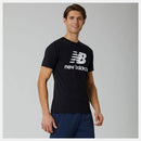T-Shirt Uomo NEW BALANCE linea Essentials Stacked Logo colore Black