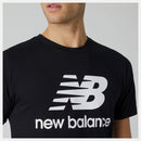 T-Shirt Uomo NEW BALANCE linea Essentials Stacked Logo colore Black