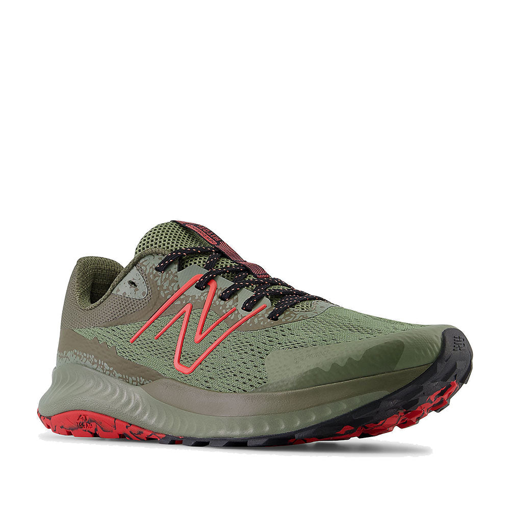 Scarpe Uomo NEW BALANCE Sneakers Trail DynaSoft Nitrel V5 colore Dark Olivine e Dark Camo