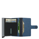 Porta Carte con Clip SECRID in Pelle linea Twist Jeans Blue con RFID