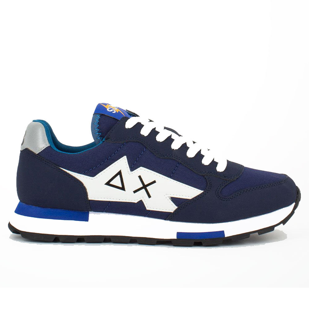 Scarpe Uomo Sun68 Sneakers Niki Solid Navy Blue