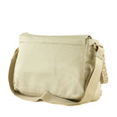 Geschlossene Damen-Umhängetasche mit Klappe von Mandarina Duck aus Stoff in der Farbe Papyrus, Linie MD20