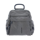 Kleiner Damenrucksack von Mandarina Duck aus Stoff der Linie MD20, Farbe Rauchperle