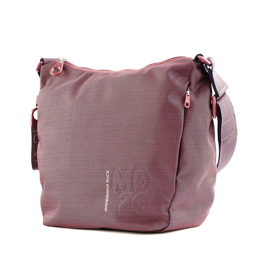 Borsa Donna Hobo a Tracolla Mandarina Duck in Tessuto colore Windsor Wine Linea MD20 - P10QMVT1