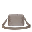 Borsa Donna a Tracolla Mandarina Duck in Tessuto colore Taupe Linea MD20 Chiusa con Zip