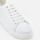 Damenschuhe 1A Classe Alviero Martini weiße Ledersneaker mit Geo Classic Nappa-Detail P293