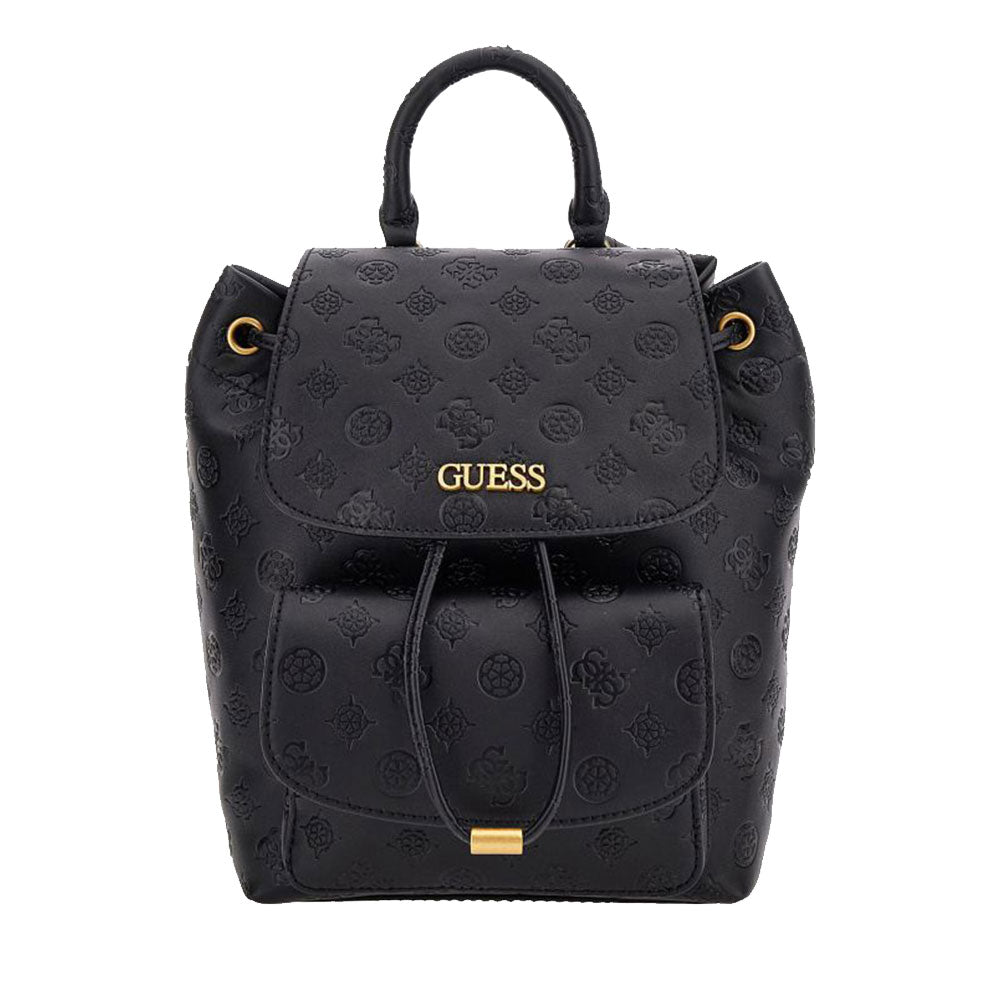 GUESS Damenrucksack Geva Line Farbe Schwarz Logo