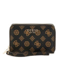 Portafoglio Donna GUESS con Due Scomparti Linea Laurel Colore Mocha Logo