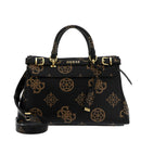 GUESS Damenhandtasche Sestri Logo Luxury Line Farbe Mokka Logo - PO9001060