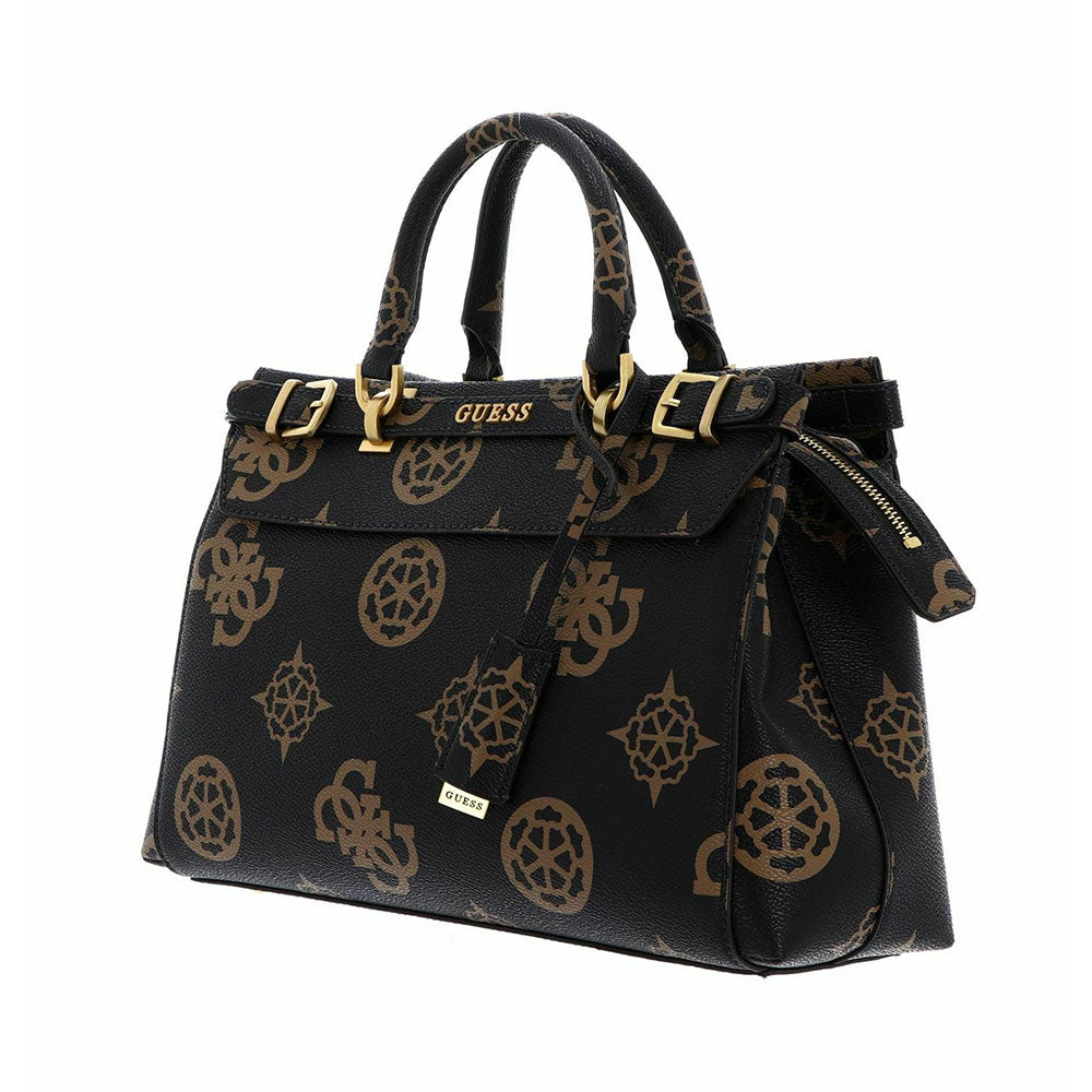 GUESS Damenhandtasche Sestri Logo Luxury Line Farbe Mokka Logo - PO9001060