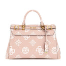 GUESS Damenhandtasche Sestri Logo Luxury Line Farbe Rosewood Logo