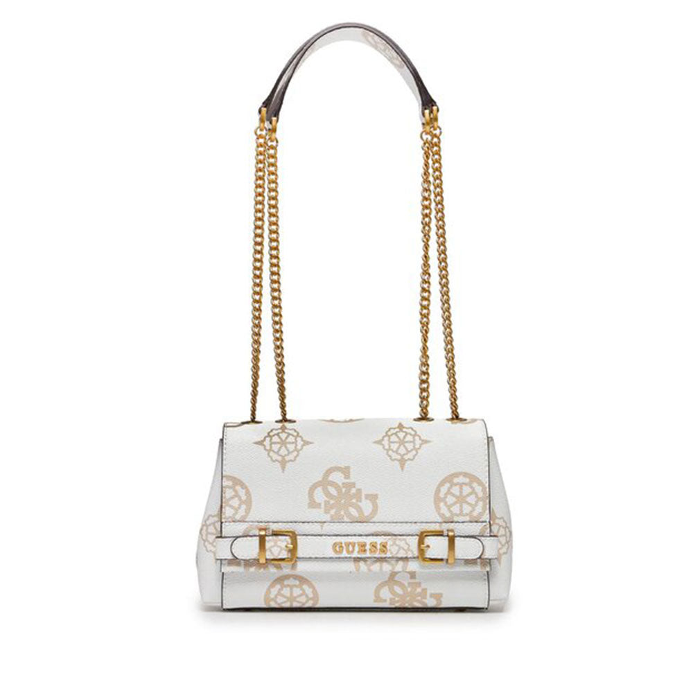GUESS Damen Umhängetasche Sestri Logo Line Farbe Weißes Logo