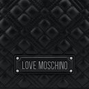 Borsa Donna a Spalla e Tracolla LOVE MOSCHINO linea Quilted colore Nero con Logo Canna di Fucile