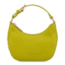 Kleine Hobo-Tasche LOVE MOSCHINO Giant Logo-Linie in der Farbe Limette