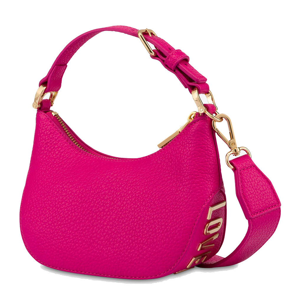 Hobo Bag Small LOVE MOSCHINO Giant Logo Linie, Farbe Fuchsia