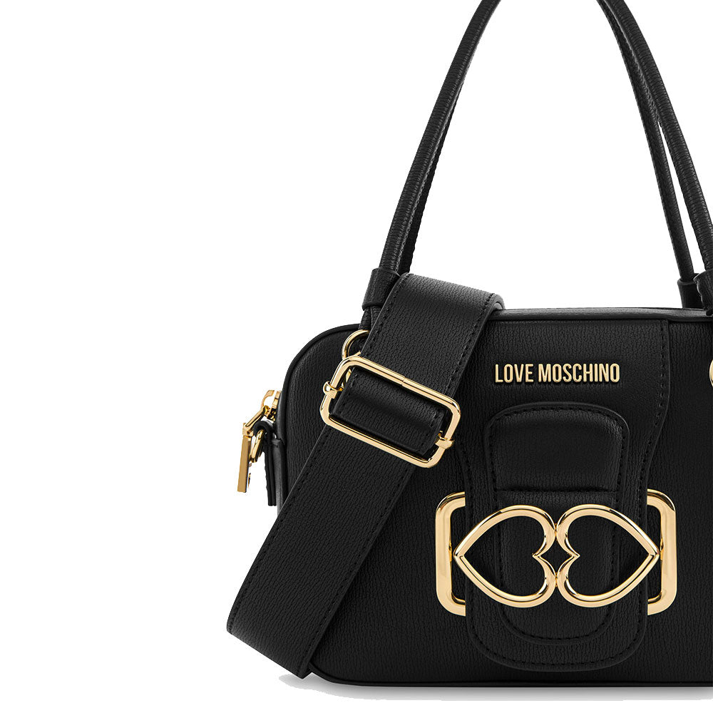 Borsa Donna a Mano LOVE MOSCHINO linea Love Bridge Nera