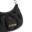 Borsa Donna Hobo con Foulard LOVE MOSCHINO linea City Bag colore Nero