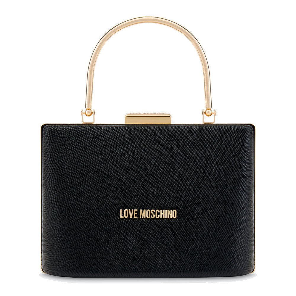Mini Bag a Mano LOVE MOSCHINO linea Metal Handle colore Nero