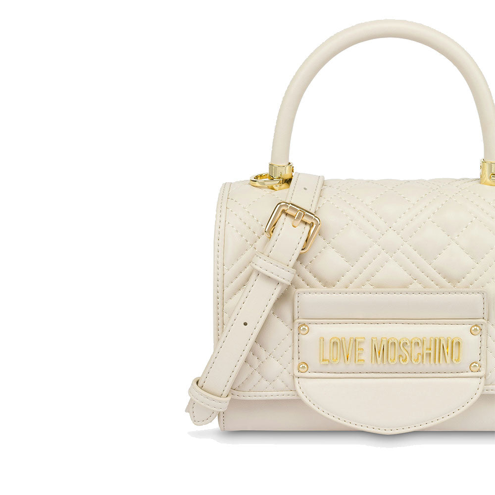 LOVE Borsa a Mano HEART HANDLE in Ecopelle Moschino donna - Cuoieria LOVE Borsa a Mano HEART HANDLE in Ecopelle Moschino donna - Cuoieria