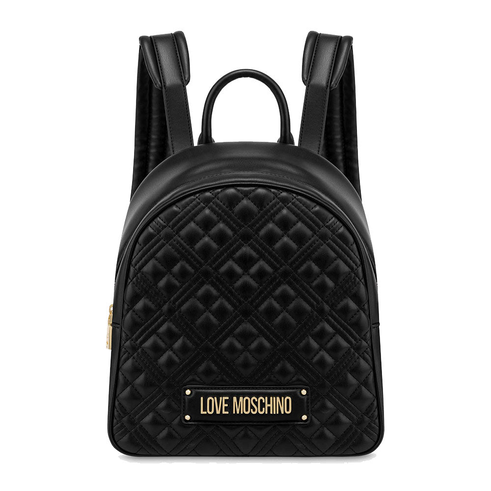 LOVE MOSCHINO Damen-Stepprucksack „Love Lettering“ in Schwarz