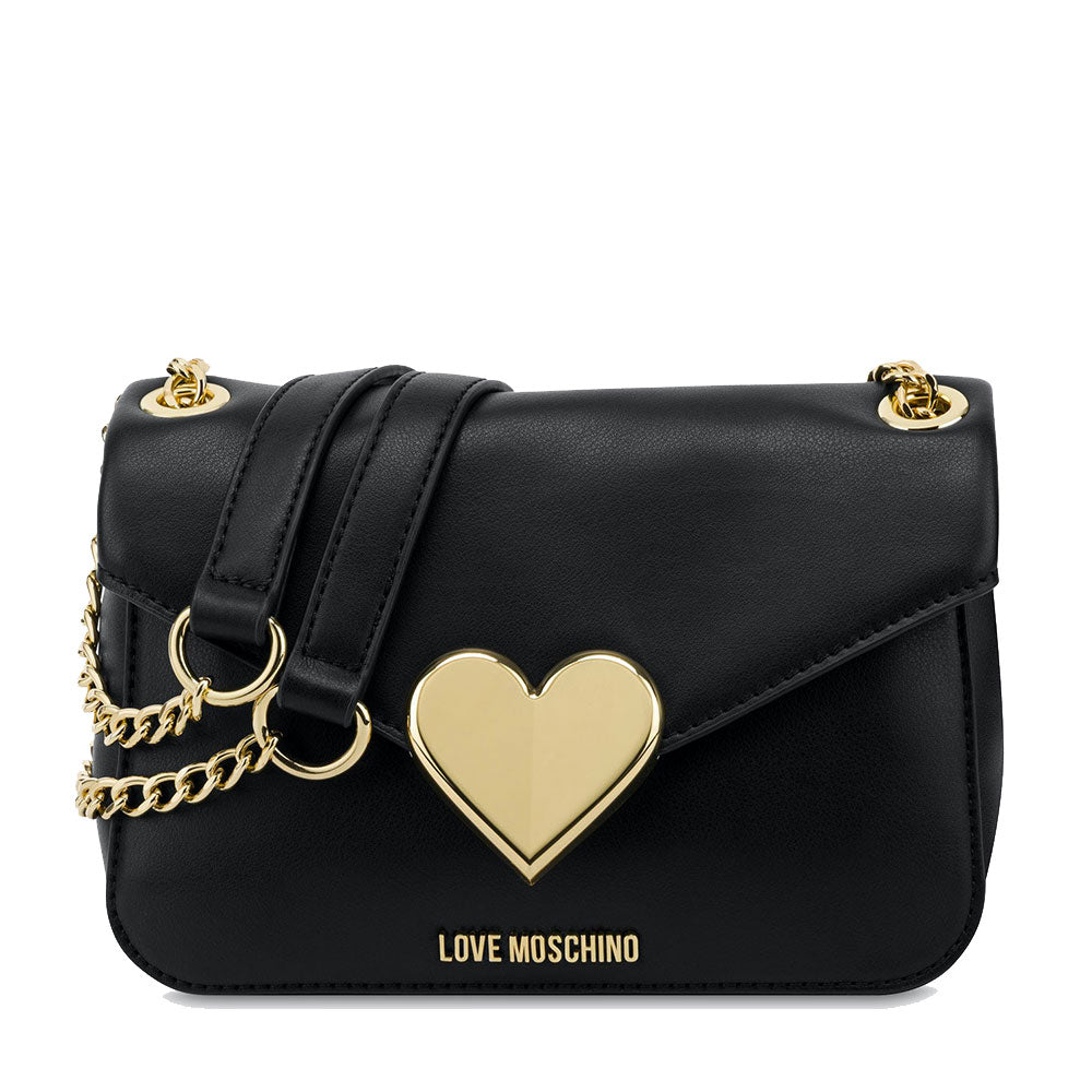 Damen Schulter- und Umhängetasche LOVE MOSCHINO Gracious Eco-Friendly Linie Schwarz