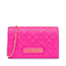 Clutch Donna con Tracolla LOVE MOSCHINO linea Smart Daily Quilted Fuxia