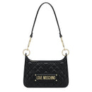 Damenhandtasche mit Schultergurt LOVE MOSCHINO Quilted-Linie, schwarze Farbe JC4161