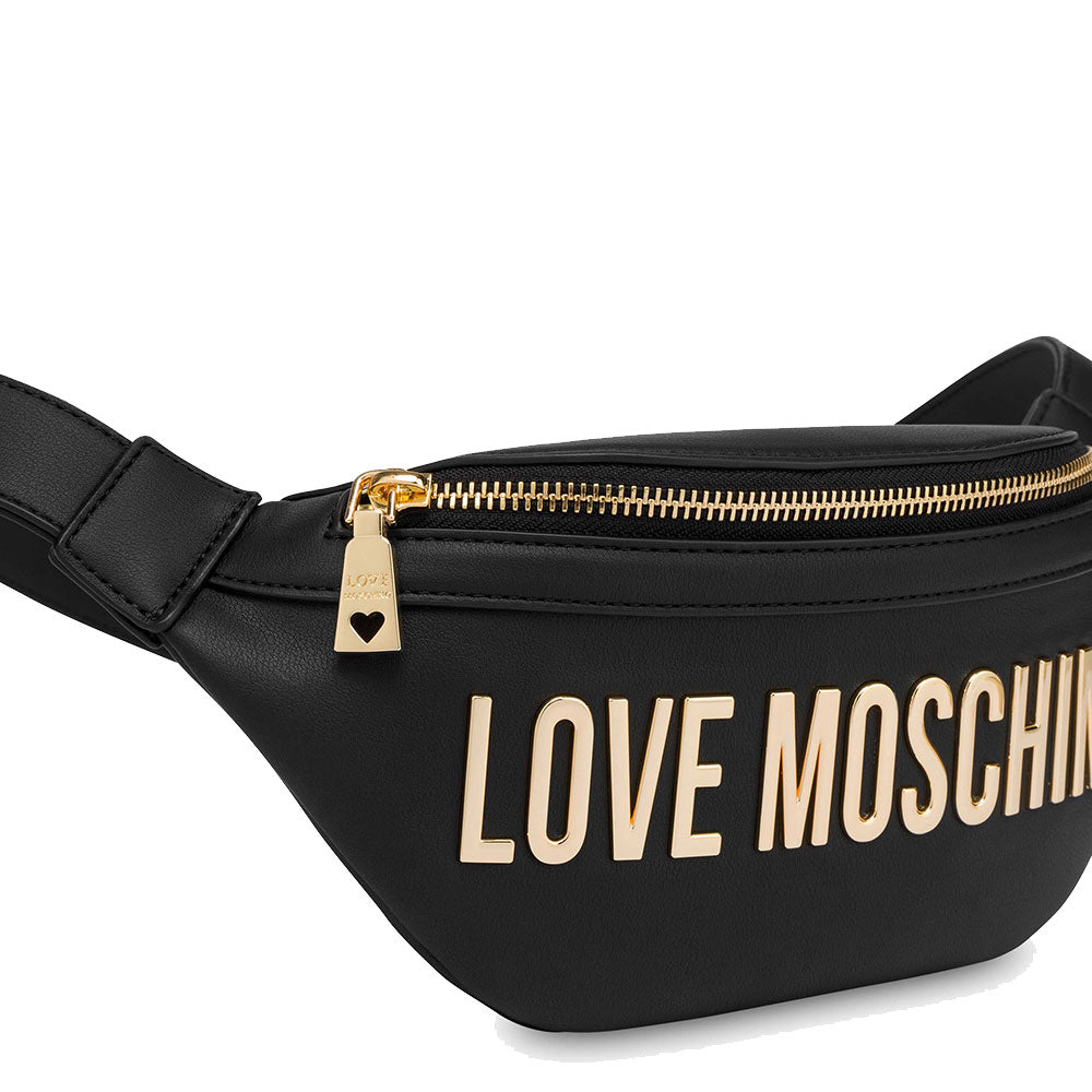 LOVE MOSCHINO Damen-Bumbag Bold Bag-Linie in Schwarz mit Rabatt