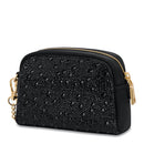 Beauty Case mit Strasssteinen LOVE MOSCHINO Gift Capsule-Linie, Farbe Schwarz