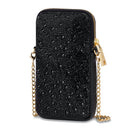 Portacellulare con Strass con Tracolla LOVE MOSCHINO linea Gift Capsule colore Nero