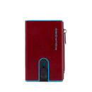 PIQUADRO BLUE SQUARE LINIE
Kartenetui aus Leder und Aluminium mit RFID-in der Farbe Rot- PP5585B2BLR