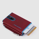 PIQUADRO BLUE SQUARE LINIE
Kartenetui aus Leder und Aluminium mit RFID-in der Farbe Rot- PP5585B2BLR