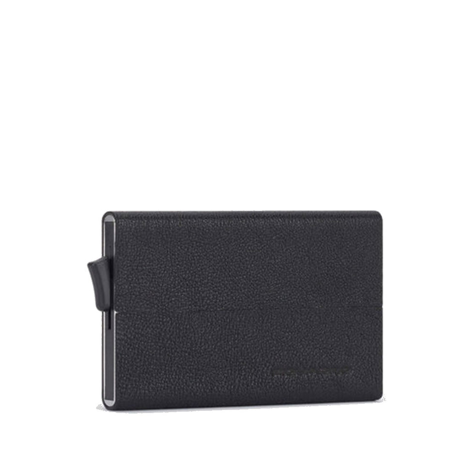 Mano Don Antonio Portafoglio RFID in Pelle Nera con Portamonete Uomo