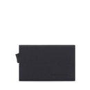 Portacarte PIQUADRO con RFID in Pelle e Alluminio Colore Nero Linea Black Square - PP5959B3R