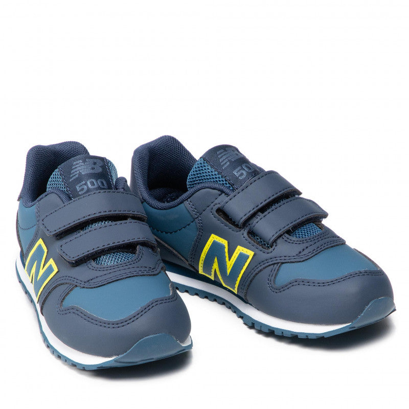 Scarpe Junior NEW BALANCE Sneakers 500 in Tessuto Sintetico colore Natural Indigo