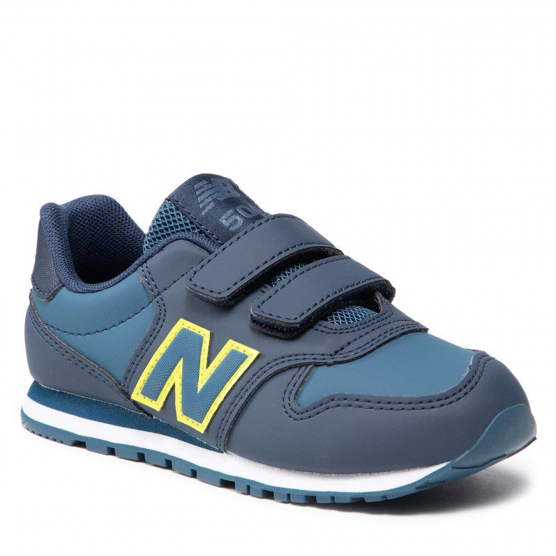 Scarpe Junior NEW BALANCE Sneakers 500 in Tessuto Sintetico colore Natural Indigo